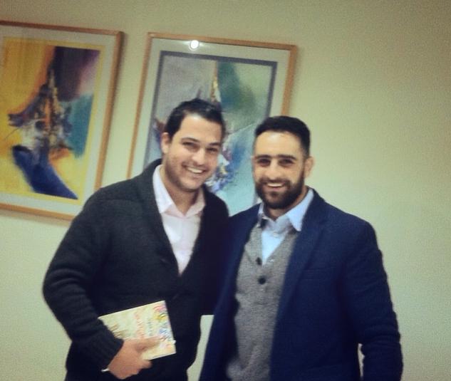 مع الشاب محمد طحان