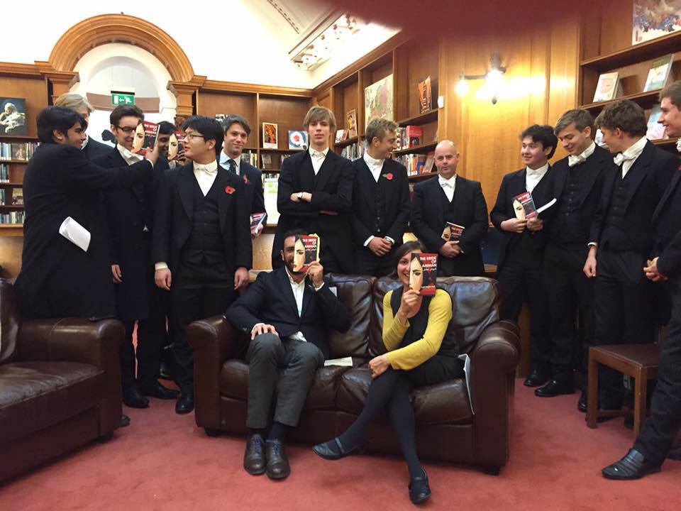 with Eton's students