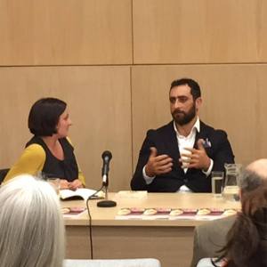 me and Ruth talking at Oxford University